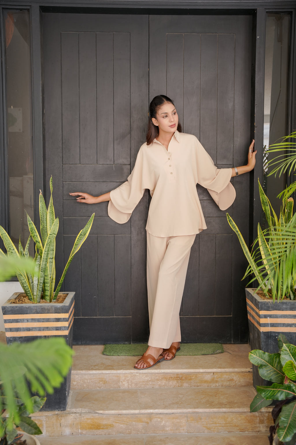 CREAMY CO-ORD SET