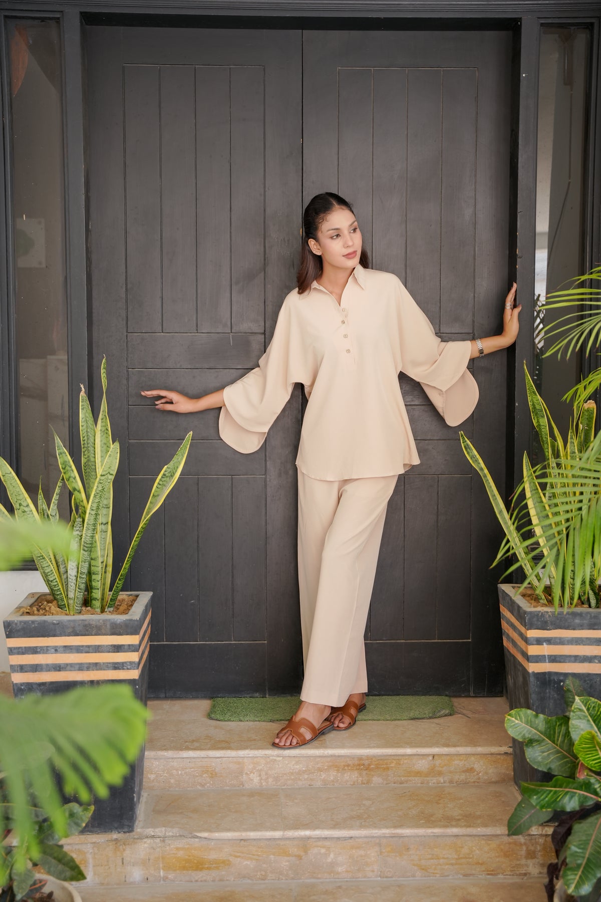 CREAMY CO-ORD SET