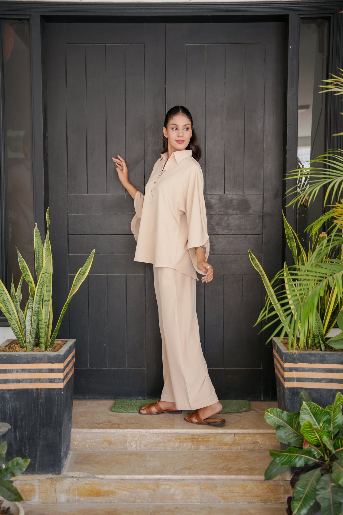 CREAMY CO-ORD SET