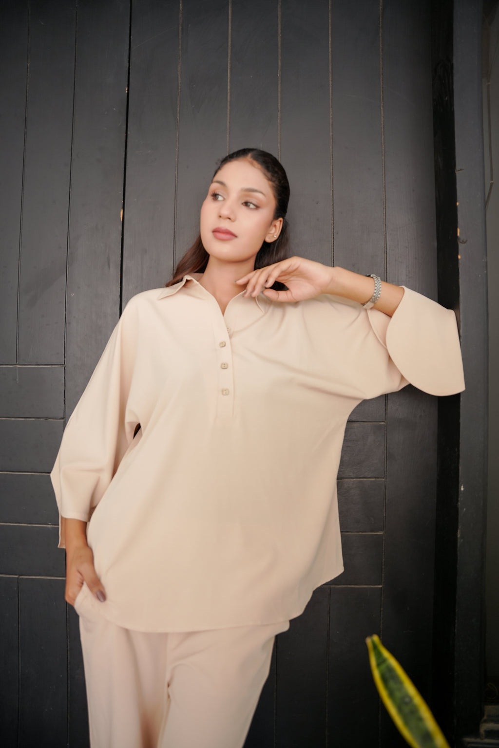 CREAMY CO-ORD SET
