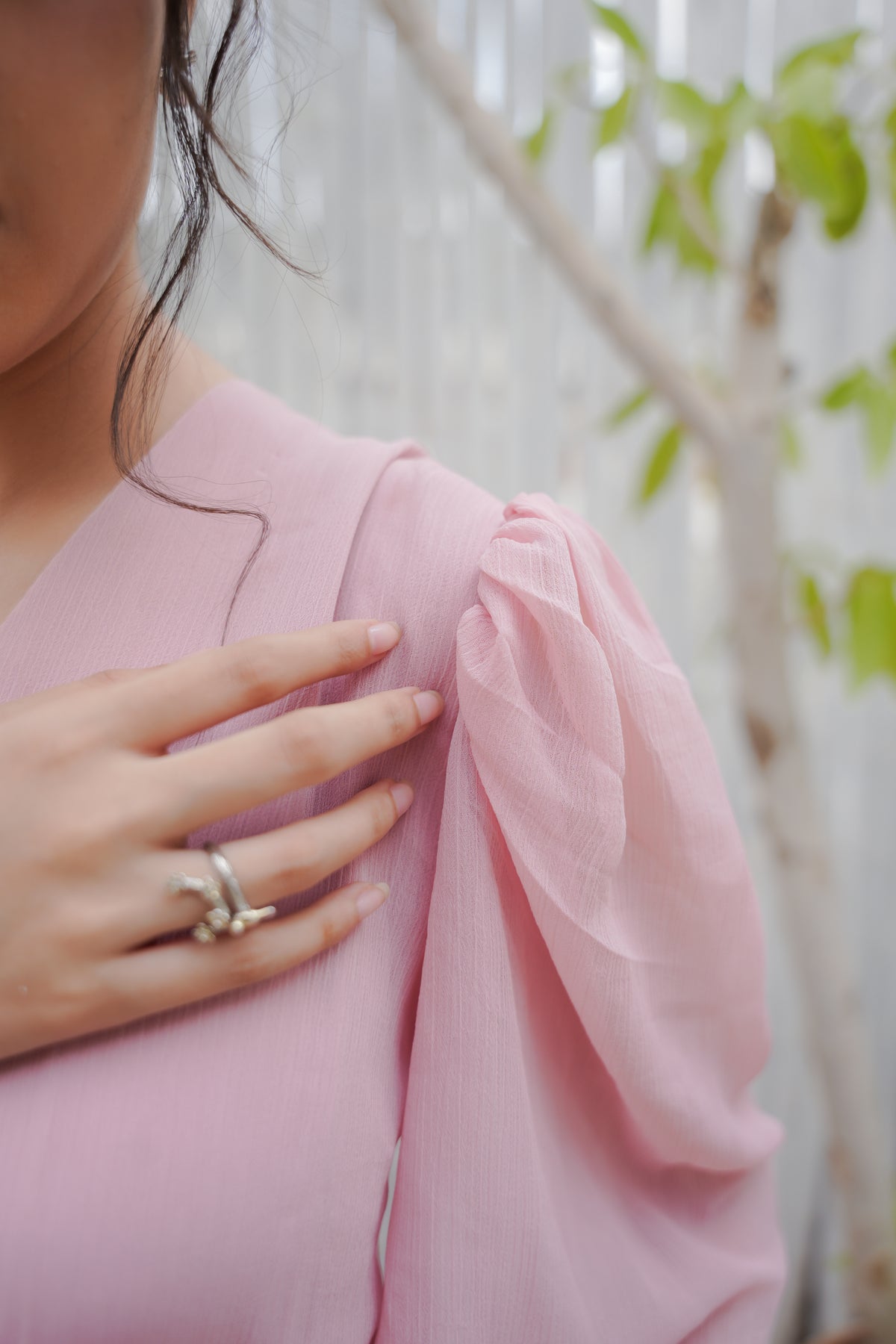 PINK PATELS LONG DRESS